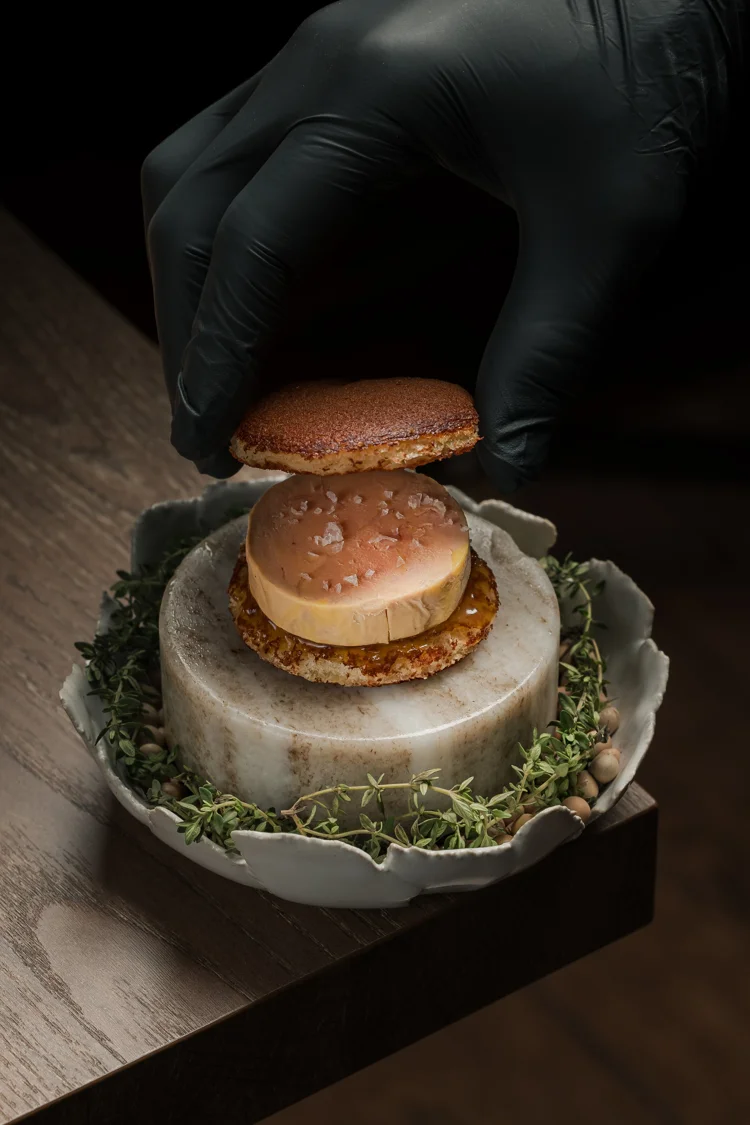 Preparación de un sándwich gourmet