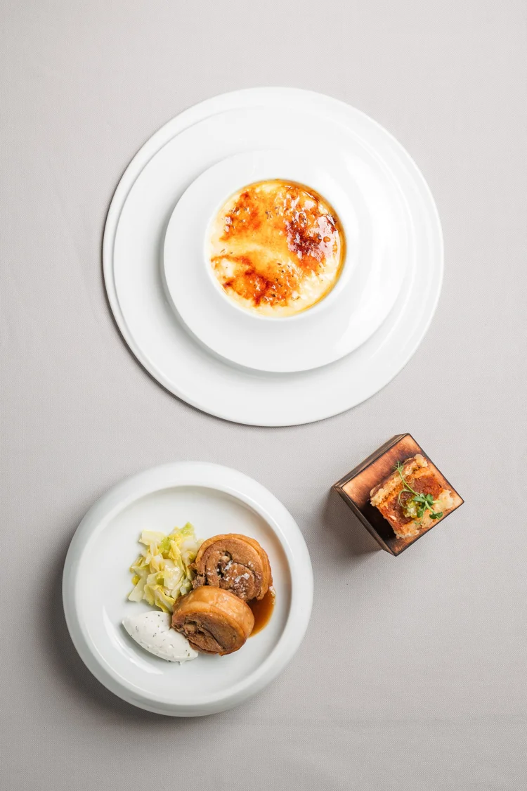 Selección de platos gourmet