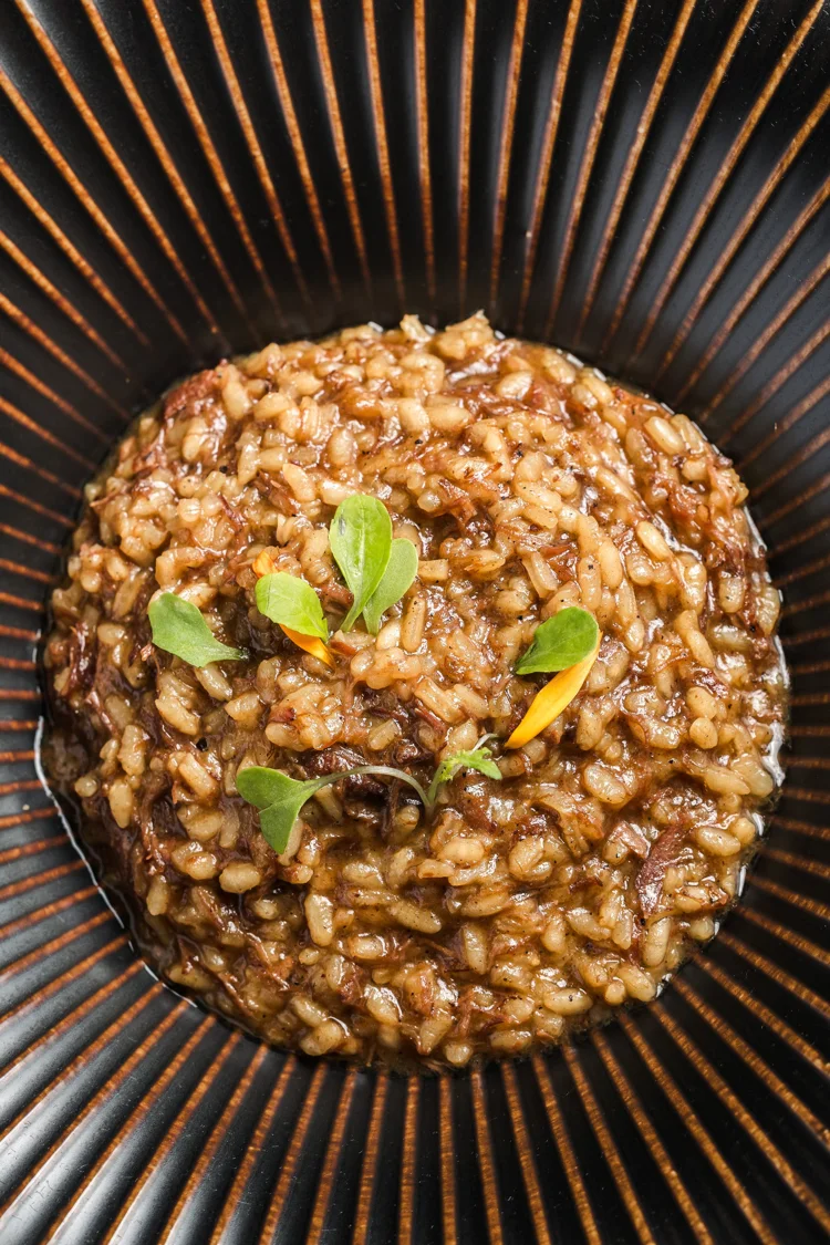 Risotto con hierbas